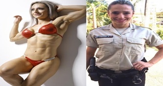 Sarada: agente penitenciária fitness vira musa da cadeia