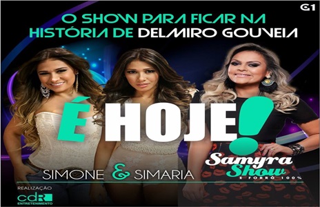 É Hoje!!! Show das Estrelas promete arrastar milhares de pessoas em Delmiro Gouveia