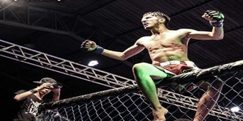 Atleta de MMA natural de Canapi-AL vence luta em evento realizado no RJ