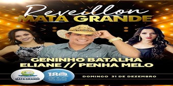 Prefeitura de Mata Grande divulga programação da noite de Réveillon