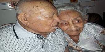 Ao lado de sua esposa de 98 anos, João Caboclo comemora 100 anos de vida em Água Branca