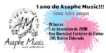 Escola de música Asaphe Music realiza evento comemorativo de 1 ano em Delmiro Gouveia