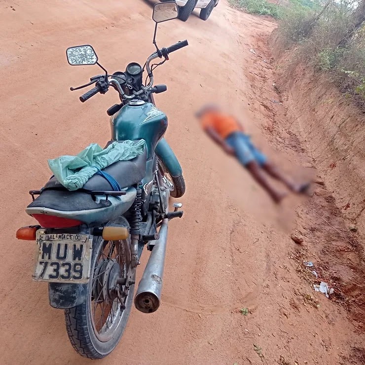 Homem sofre queda de moto e vem a óbito na zona rural de Inhapi – AL