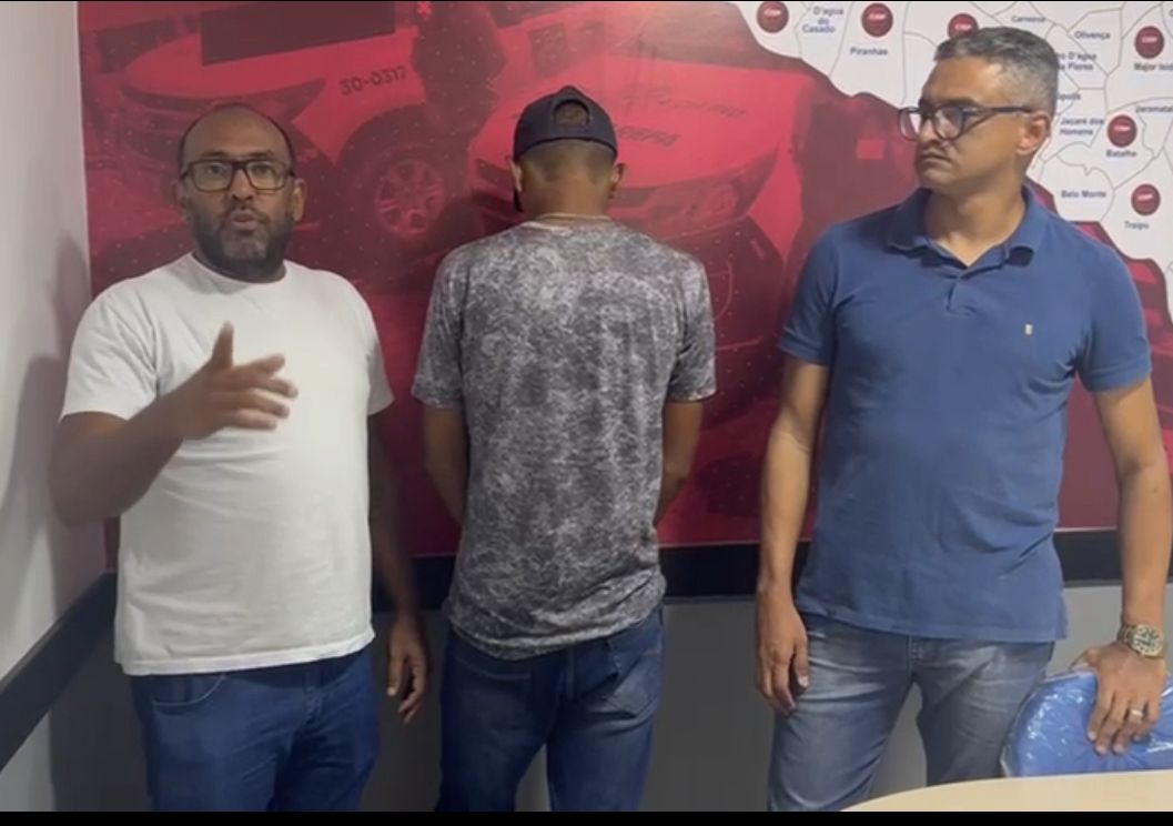 Acusado de homicídio, roubo de moto e associação criminosa é preso pela Polícia Civil de Inhapi