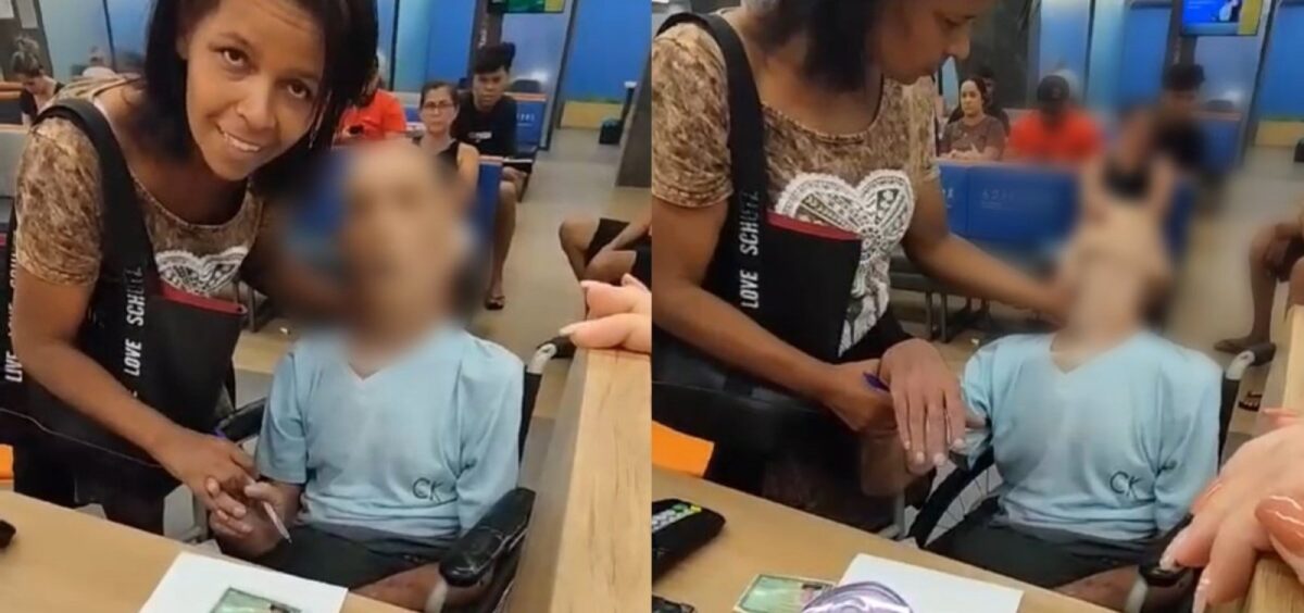 Investigação da perícia aponta que idoso morreu deitado e já chegou ao banco sem vida