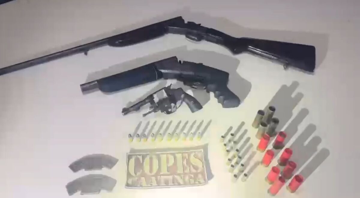 COPES prende homem com três armas de fogo em Ouro Branco