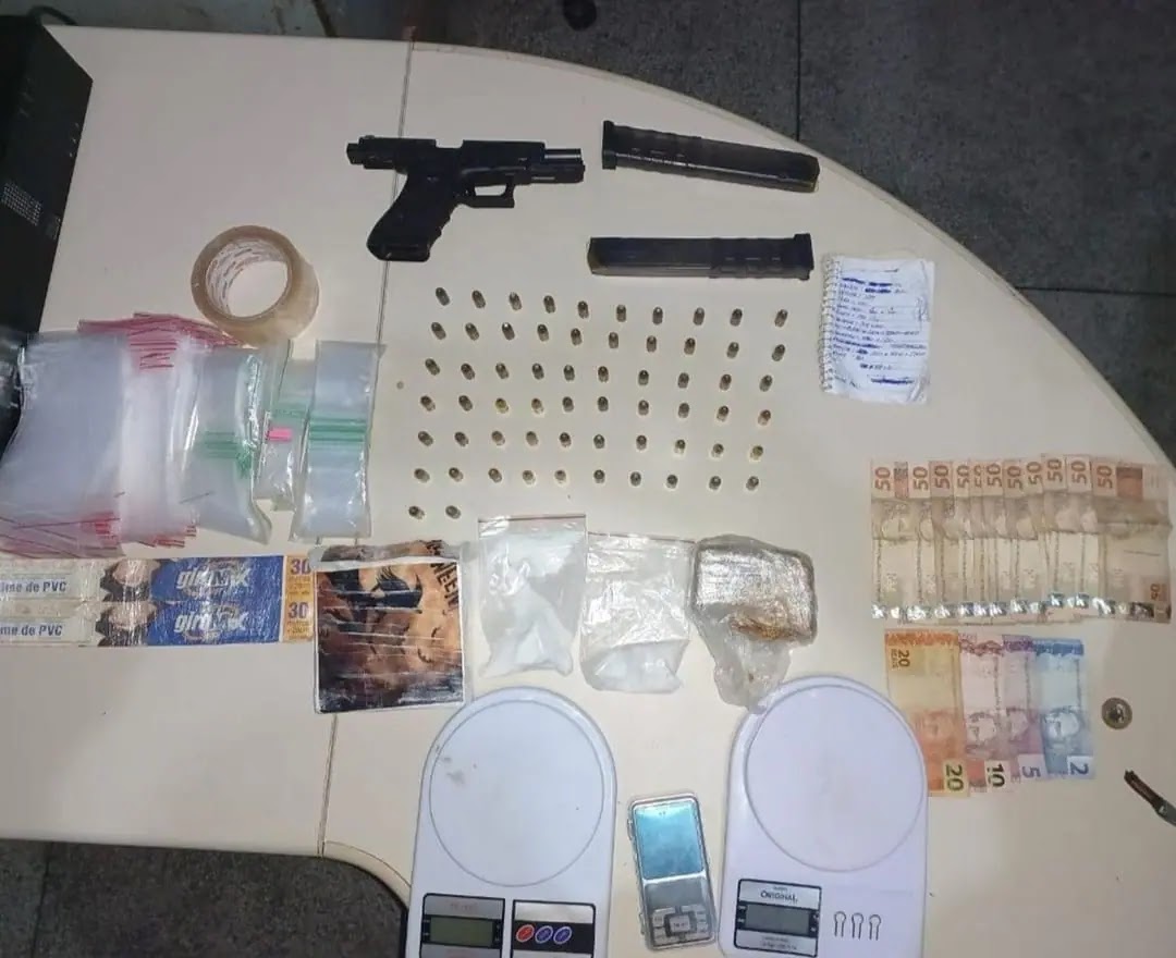 Paulo Afonso: quatro indivíduos são presos com arma, drogas e carro roubado no BTN