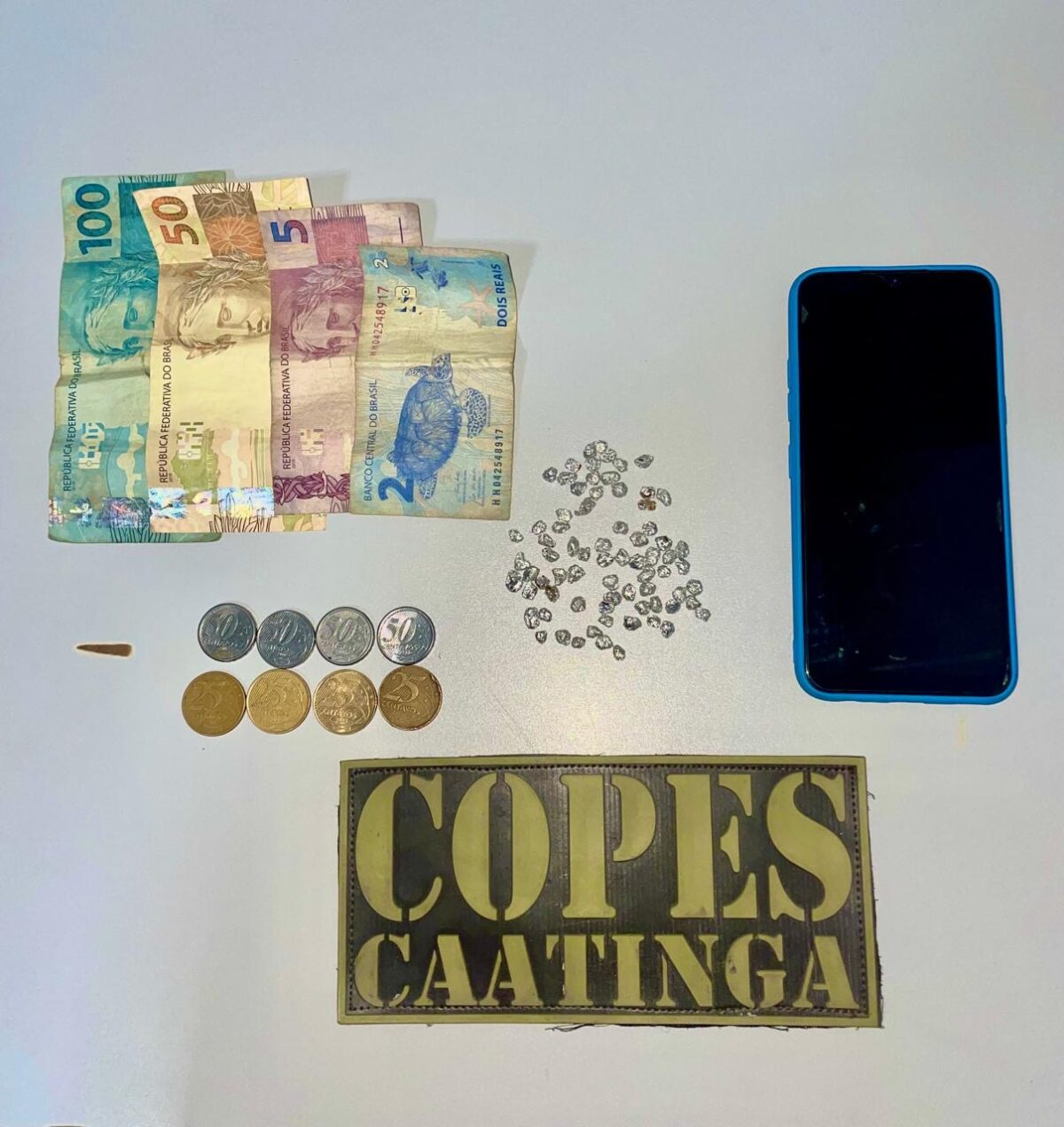 Após denúncias, suspeito de tráfico de drogas é capturado pela COPES-Caatinga em São José da Tapera