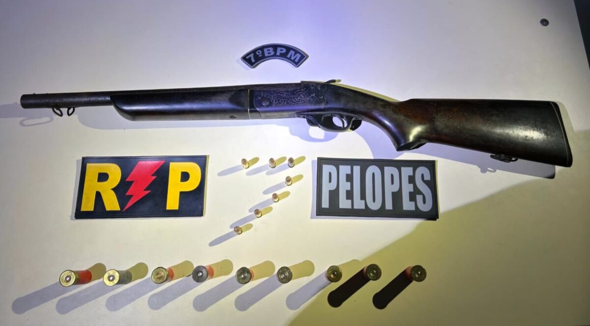 Polícia Militar apreende arma de fogo em Santana do Ipanema