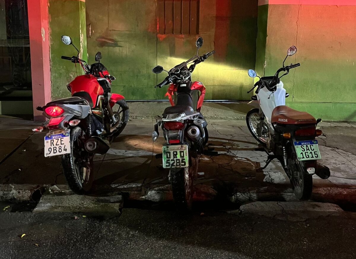 Polícia Militar recupera três motocicletas furtadas em Olho d’Água das Flores, Médio Sertão